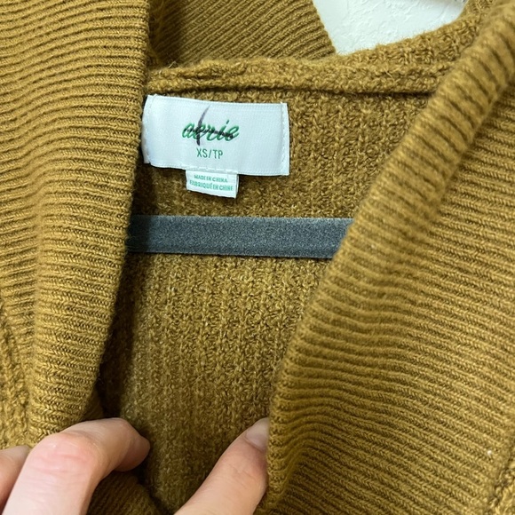 Aerie Oversized Cozy Up Waffle knit sweater XS - Picture 3 of 7